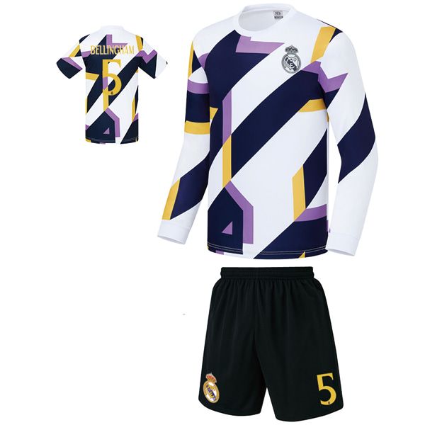 레알마드리드 프리매치형 23-24 축구유니폼 셋트 [풀마킹/번호/이니셜] FS3363