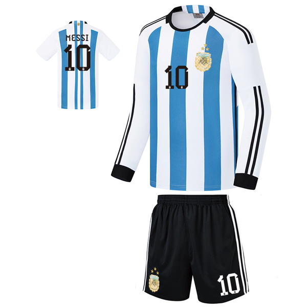 아르헨티나 홈형 22-23 축구유니폼 셋트 [풀마킹/번호/이니셜] FS3426
