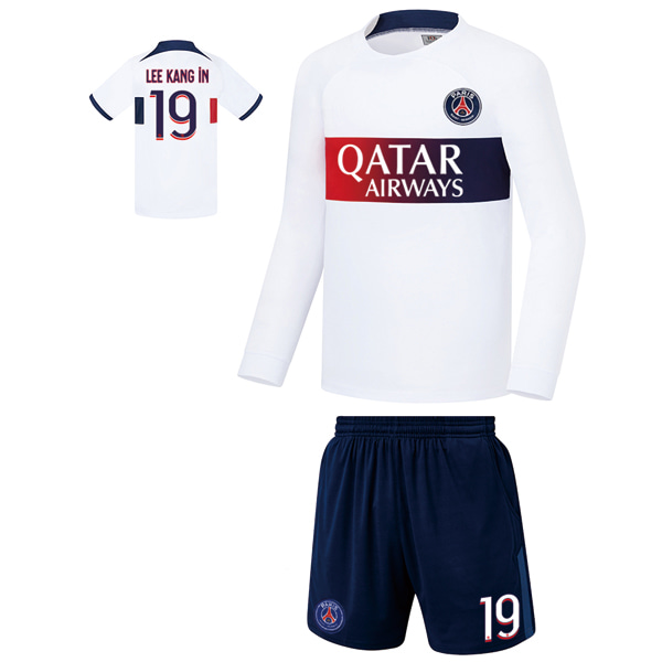 파리생제르맹 어웨이형 23-24 축구유니폼 셋트 [풀마킹/번호/이니셜] FS4132