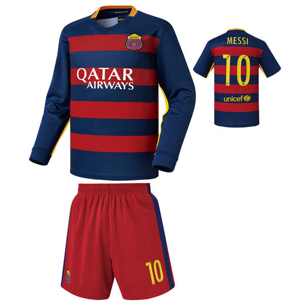 바르셀로나 홈형 15-16 축구유니폼 셋트 [풀마킹/번호/이니셜] 기능성원단 HTT956