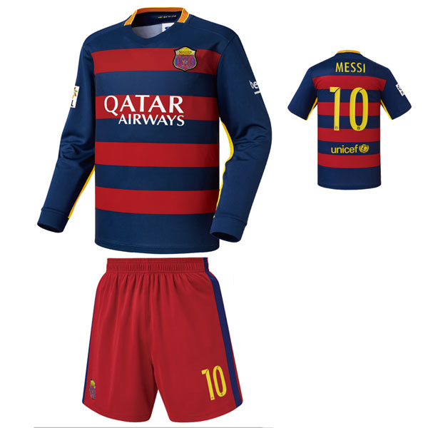 바르셀로나 홈형 15-16 축구유니폼 셋트 [풀마킹/번호/이니셜] NTT323H