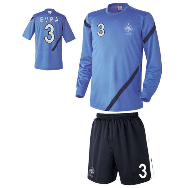 프랑스 져지형 축구유니폼 셋트 [풀마킹/번호/이니셜] UTU276